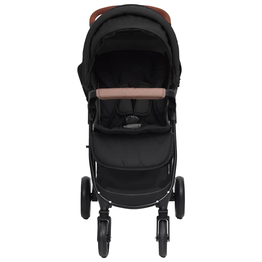 Poussette pour bébé 2-en-1 Anthracite Acier