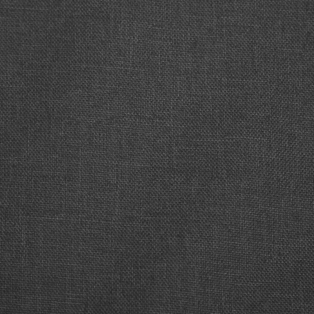 Poussette pour bébé 2-en-1 Gris foncé et noir Acier