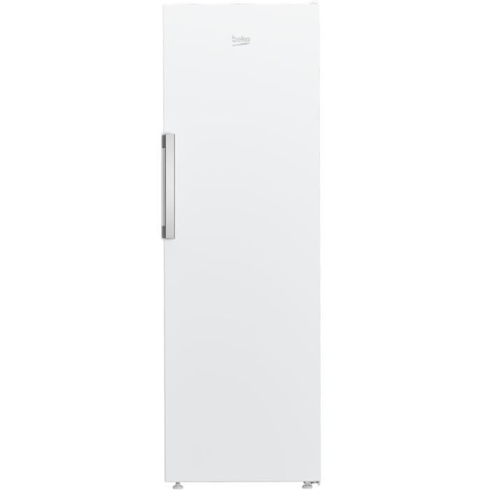 RÈfrigÈrateur monoporte tout utile - BEKO - B1RMLNE444W - Froid ventilÈ - Classe E - 365 L - 186,5 x 59,7 x 70,9 cm - Blanc