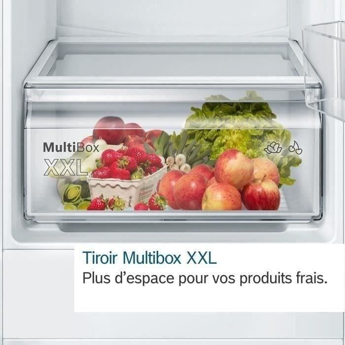 BOSCH KGN36NLEA - RÈfrigÈrateur congÈlateur bas - 302L (215L + 87L) - Froid NoFrost multiairflow - L 60 x H186cm - Portes inox