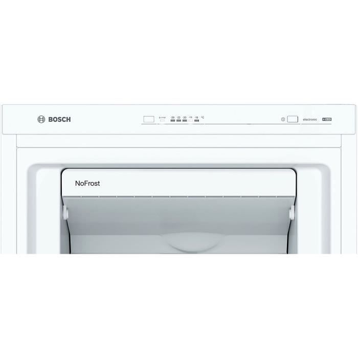 BOSCH GSN33VWEP - CongÈlateur armoire - 225 L - Froid no frost multiairflow - L 60 x H 176 cm - Blanc