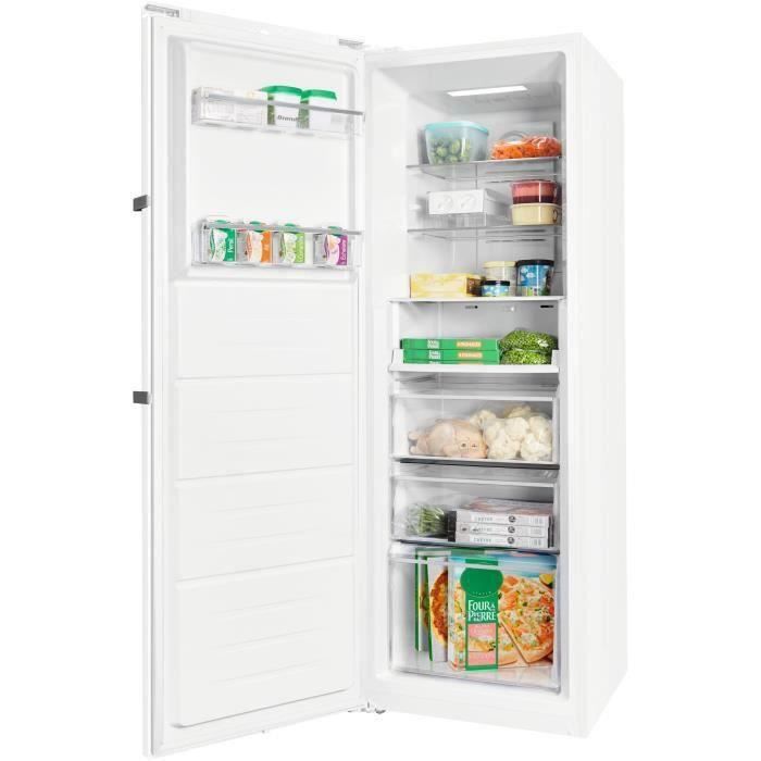 BRANDT BFU862YNW - CongÈlateur Armoire - 262L - No Frost - L 59,5 x H 185 cm - Blanc