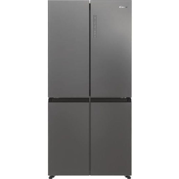 RÈfrigÈrateur multi-portes CANDY CFQQ5T817EPS - 400L - No Frost - Classe E - Silver