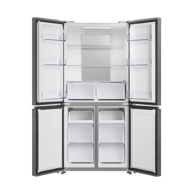 RÈfrigÈrateur multi-portes CANDY CFQQ5T817EPS - 400L - No Frost - Classe E - Silver