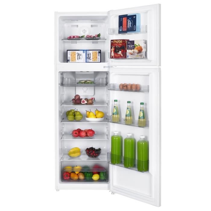RÈfrigÈrateur congÈlateur haut † - 247L - Total No Frost - Blanc - L54,5 cm x H167 cm