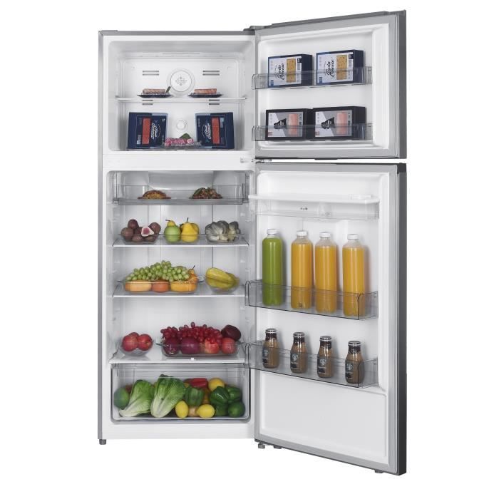 RÈfrigÈrateur congÈlateur haut - CONTINENTAL EDISON - 413L - Total No Frost - inox - L70 cm x H 178 cm