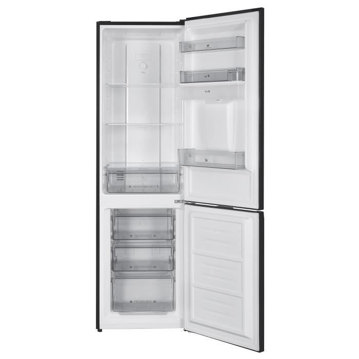 RÈfrigÈrateur congÈlateur bas CONTINENTAL EDISON - 251L -Total No Frost - Noir - L 55 cm x H 180 cm