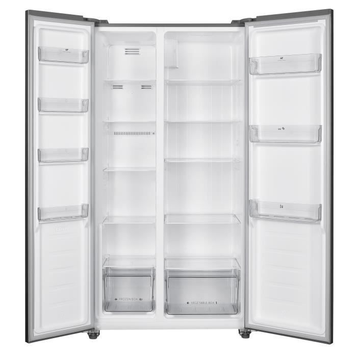 RÈfrigÈrateur Side By Side CONTINENTAL EDISON CERASBS442IX1 - 2 Portes - 442L - Total No Frost - Inox - Classe E