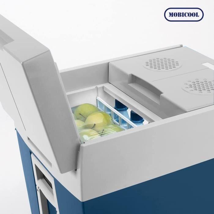 Glaciere thermoÈlectrique a roulettes 48L - MOBICOOL - Bleu - 4 saisons - Camping-car