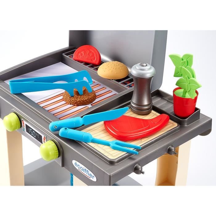 La Plancha + 12 Accessoires inclus, Jeu d'imitation, Outillage de jardin pour enfants, Jouets Ecoiffier 4669, Des 18 mois, FabriquÈ
