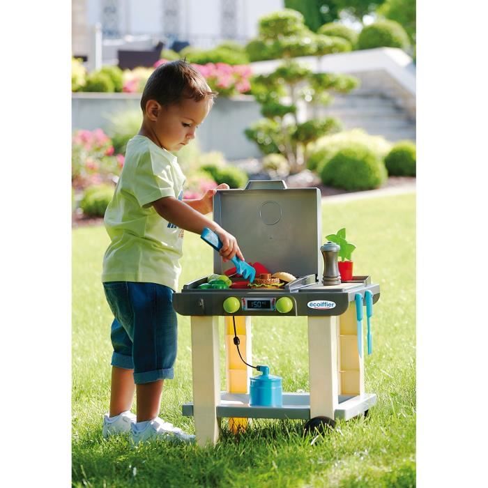 La Plancha + 12 Accessoires inclus, Jeu d'imitation, Outillage de jardin pour enfants, Jouets Ecoiffier 4669, Des 18 mois, FabriquÈ