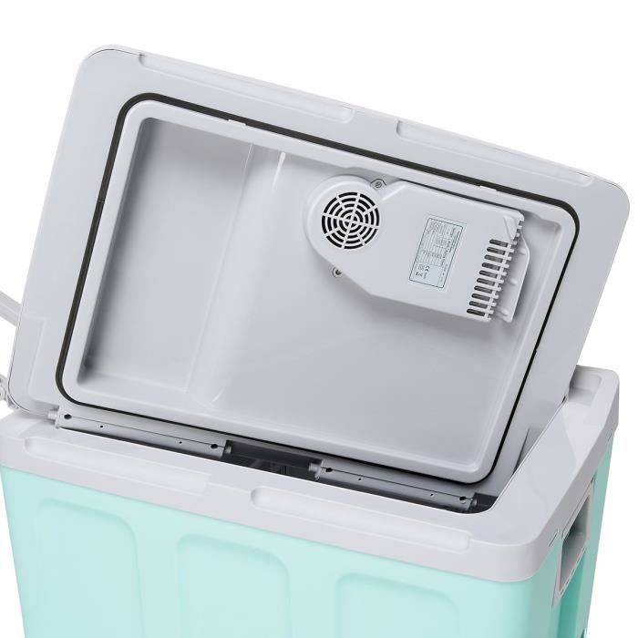 Glaciere thermoÈlectrique EZA 40L - Alimentation 12/220V - Vert - IdÈale pour l'ÈtÈ en voiture