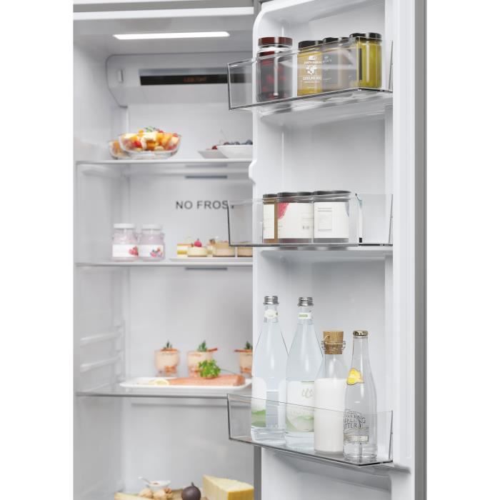 RÈfrigÈrateur amÈricain - HAIER - HSOGPIE9183 - Classe E - 515 L (337+178) - 40 dB - Gris