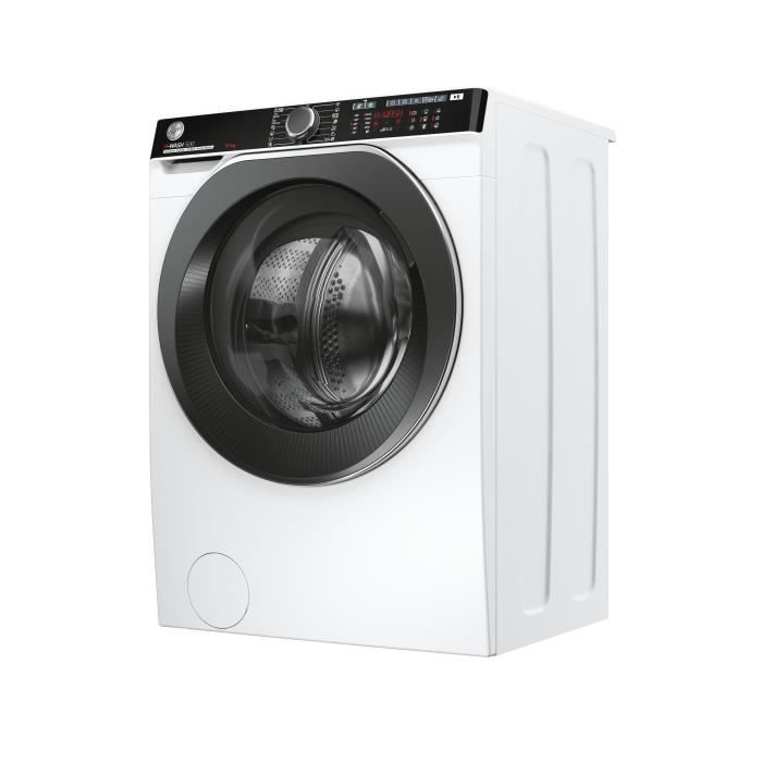 Lave-linge hublot HOOVER HWP 610AMBC/1-S - 10 kg - Induction - 1600 trs/min - Classe A - ConnectÈ - Vapeur - Blanc
