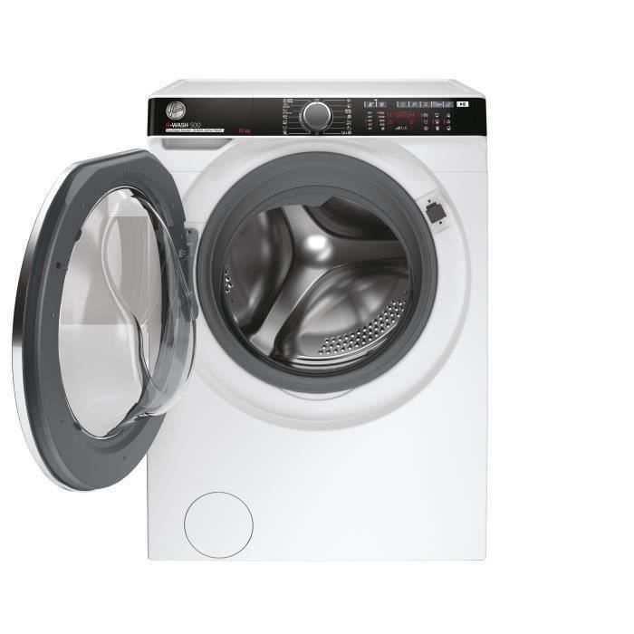 Lave-linge hublot HOOVER HWP 610AMBC/1-S - 10 kg - Induction - 1600 trs/min - Classe A - ConnectÈ - Vapeur - Blanc