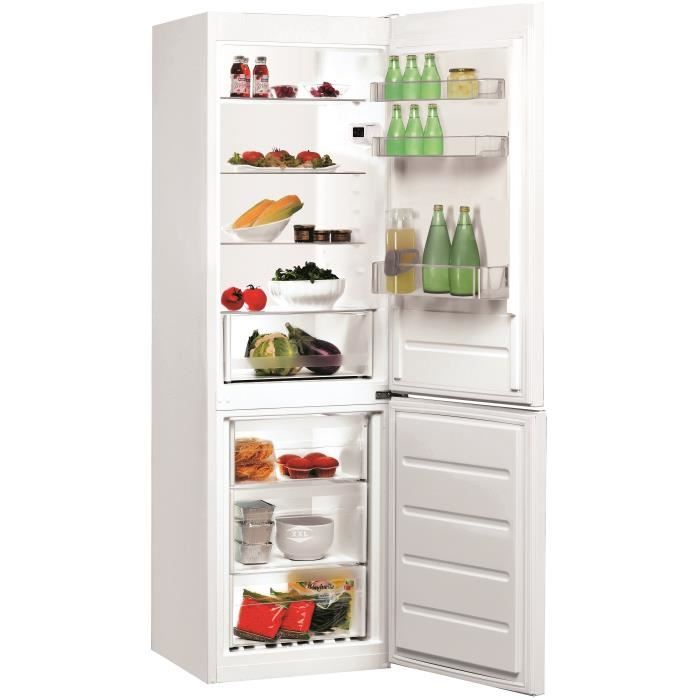 HOTPOINT HA8SN2EW - RÈfrigÈrateur congÈlateur bas 328 L (230+98) - NO FROST - L 64 x H 194,5 - Blanc