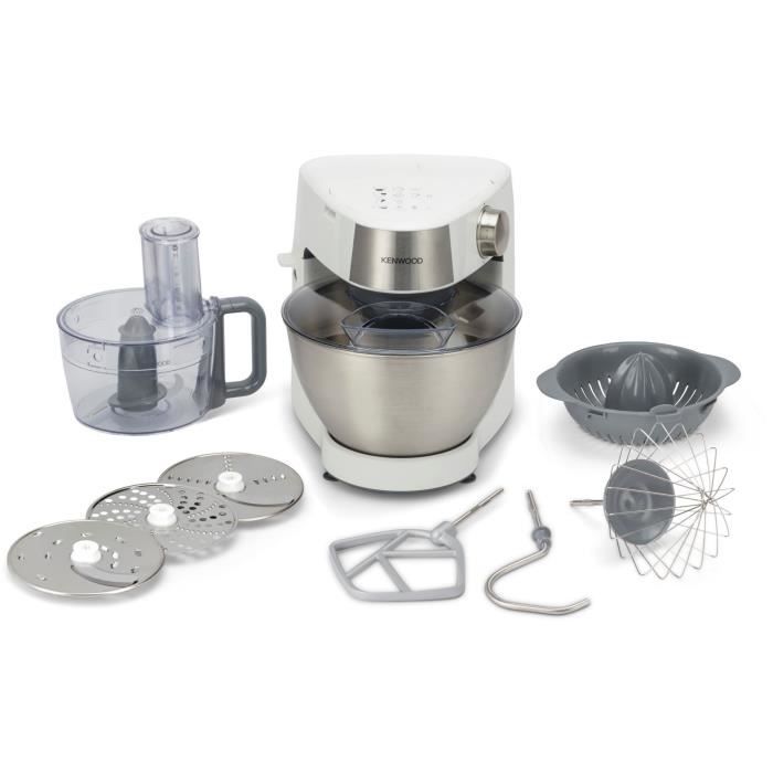 Robot p‚tissier compact KENWOOD Prospero+ KHC29.E0WH -Kit p‚tisserie, bol multifonction et presse-agrumes - Blanc