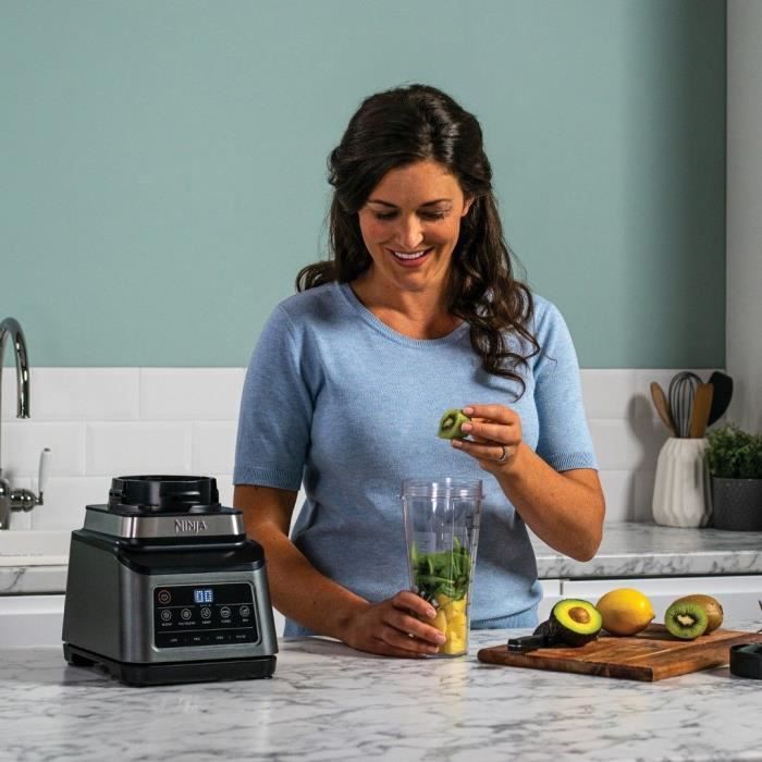 Robot multifonction Ninja : robot de cuisine, mixeur multi-usage et personnel - BN800EU 3 en 1 Auto-IQ