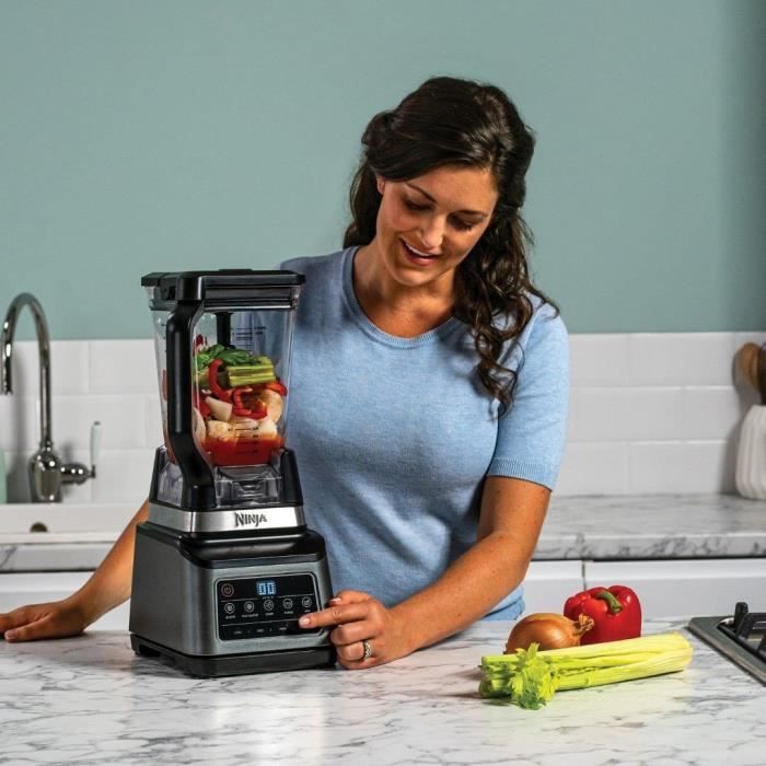 Robot multifonction Ninja : robot de cuisine, mixeur multi-usage et personnel - BN800EU 3 en 1 Auto-IQ