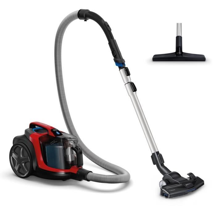 PHILIPS FC9729/09 Aspirateur traÓneau sans sac PowerPro Expert - 900W - Brosse TriActive - Filtre Allergy