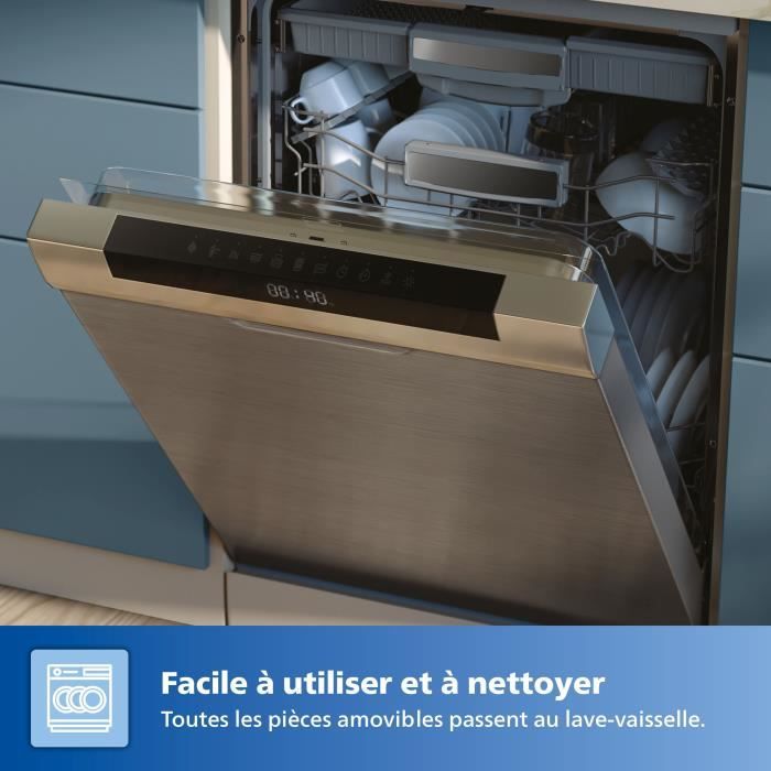 Friteuse sans huile - PHILIPS - Airfryer HD9252/70 SÈrie 3000 - 4.1L - Technologie Rapid Air - 7 prÈrÈglages - Noir