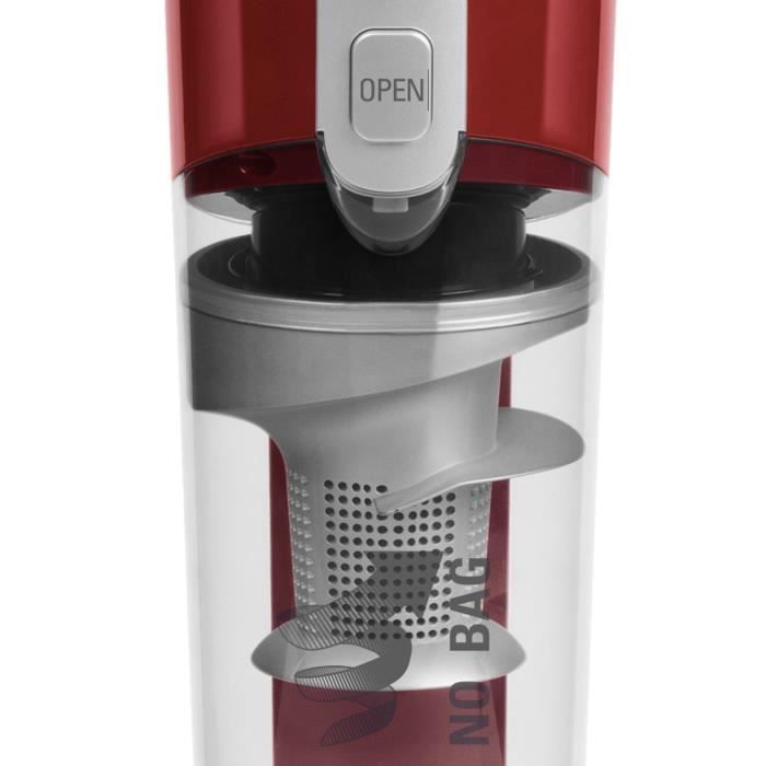ROWENTA Air Force Light Aspirateur balai sans fil, LÈger, Tete d'aspiration avec Èclairage Led, Autonomie 30 min RH6543WH