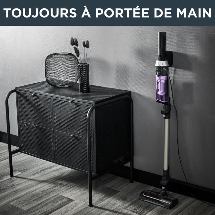 ROWENTA X-Nano Aspirateur Balai sans fil, Autonomie 40 min, LÈger, Convertible en aspirateur a main, Charge base murale, YY5074FE