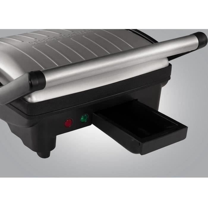Flexe Grill 180∞ George Foreman 26250-56 - Grill et Plancha 2 en 1 - 1800W - Design Premium Acier Inoxydable