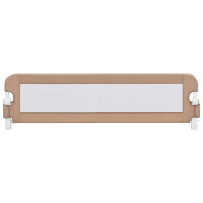 Barrière de lit enfant Taupe 150x42 cm Polyester