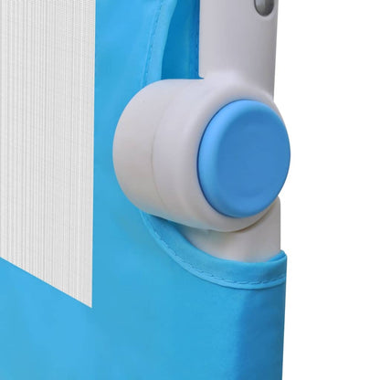 Barrière de lit de sécurité pour tout-petits 2pcs Bleu 102x42cm