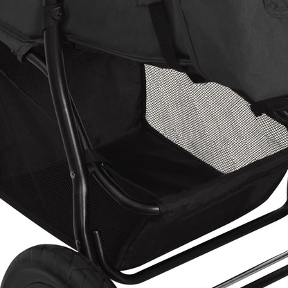 Poussette pour bébé Anthracite Acier