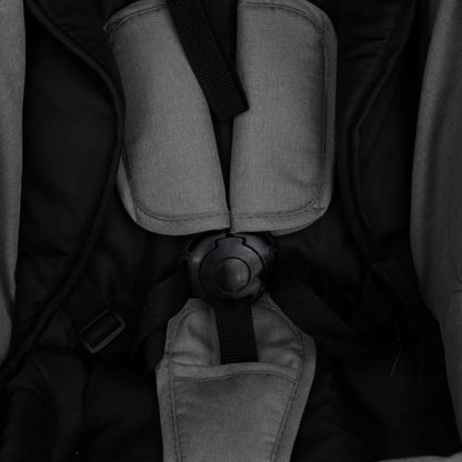 Poussette pour bébé 2-en-1 Gris clair Acier