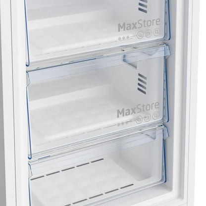 CongÈlateur armoire - BEKO - B1RFNE274W - Classe E - 220 L - 151,5 x 59,7 x 70,9 cm - Blanc
