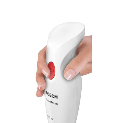 Mixeur plongeant BOSCH MSM14100 CLEVERMIXX - 400W, 1 vitesse, pied plastique, bol mixeur, poignÈe ergonomique