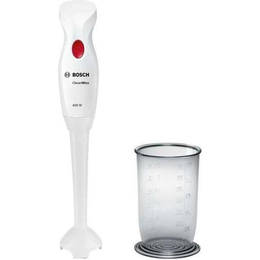 Mixeur plongeant BOSCH MSM14100 CLEVERMIXX - 400W, 1 vitesse, pied plastique, bol mixeur, poignÈe ergonomique
