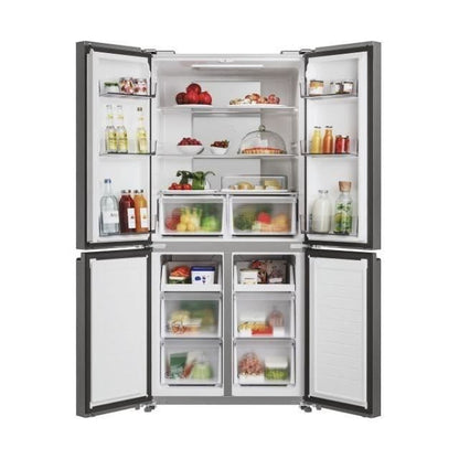 RÈfrigÈrateur multi-portes CANDY CFQQ5T817EPS - 400L - No Frost - Classe E - Silver