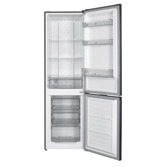 RÈfrigÈrateur congÈlateur bas CONTINENTAL EDISON CEFC251NFS - Sans givre (congÈlateur et rÈfrigÈrateur) - 253L - Classe E - Inox