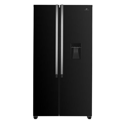 RÈfrigÈrateur amÈricain Continental Edison - CERA532NBD - 2 portes - 529L - L90 cm xH177 cm - Classe D - Noir