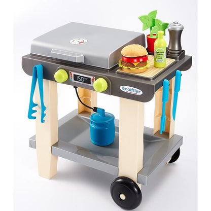 La Plancha + 12 Accessoires inclus, Jeu d'imitation, Outillage de jardin pour enfants, Jouets Ecoiffier 4669, Des 18 mois, FabriquÈ