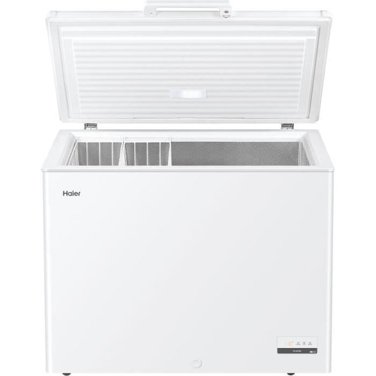 CongÈlateur coffre - HAIER - Series 5 HCE301E - Classe E - 300 L -  89,5 x 111 x 62 cm - Blanc