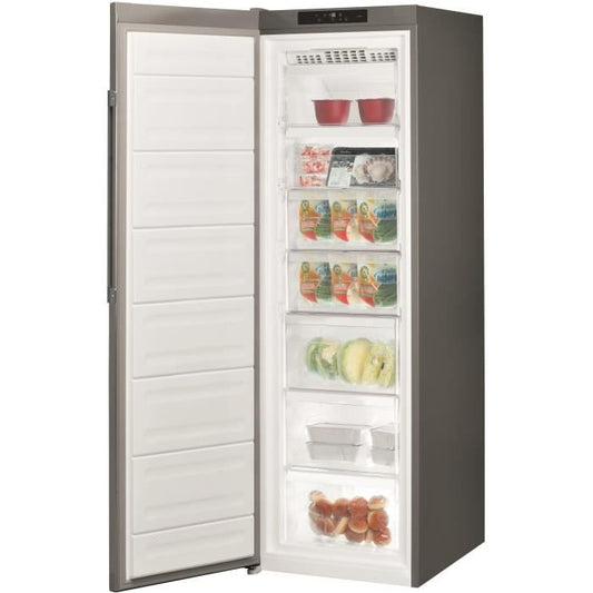 CongÈlateur armoire - HOTPOINT UH8F2CXFR - 4 paniers/tiroirs - 263L - Classe E - L 59,5 cm x H 187,5 cm - inox