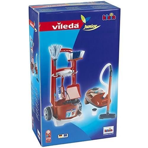 KLEIN - Chariot de mÈnage Vileda avec aspirateur Èlectronique