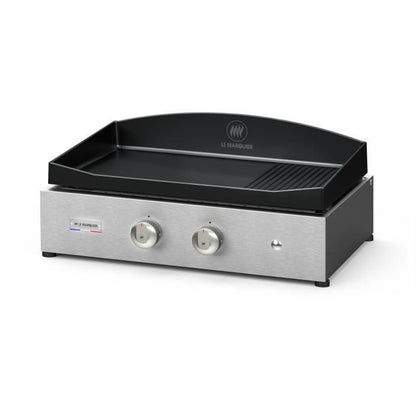 Plancha gaz - LE MARQUIER - Pure grill 260 inox - 2 br˚leurs