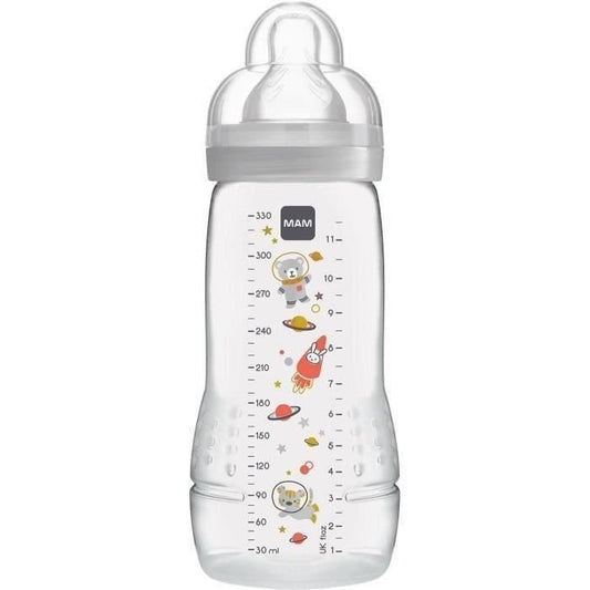 MAM Easy Active 2eme ¬ge Biberon +6m …lÈphant Ivoire 330ml