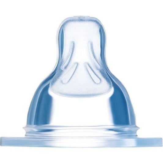 MAM Accessoires pour Biberons TÈtine Silicone +0m DÈbit 1 Lent 2 unitÈs