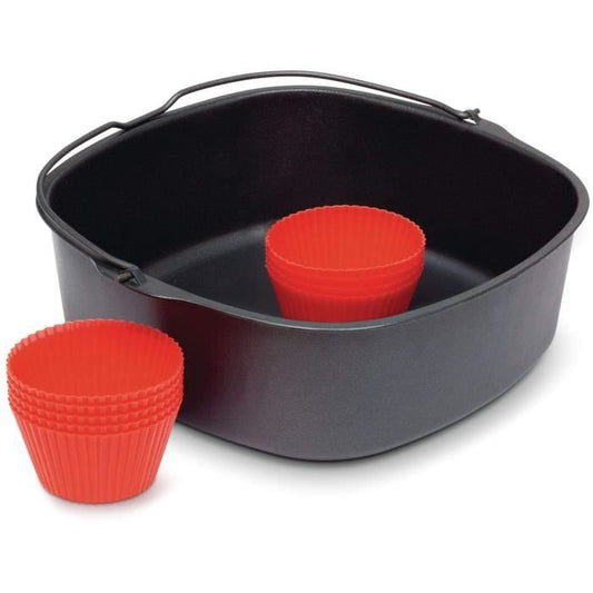 Kit de p‚tisserie et moules a muffins en silicone pour Airfryer XL - PHILIPS - HD9945/01