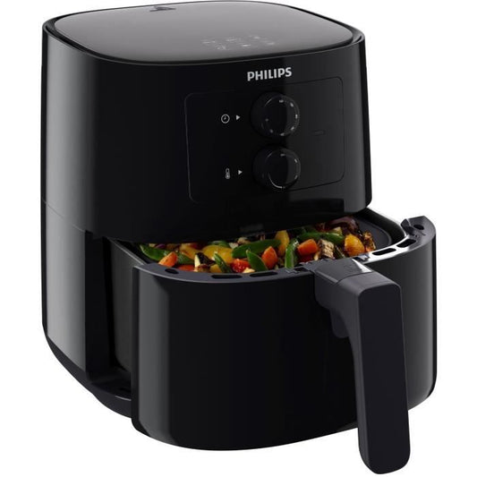 Friteuse sans huile - PHILIPS - Airfryer HD9200/90 SÈrie 3000 - 4,1L - 4 personnes - 7 prÈrÈglages - Noir