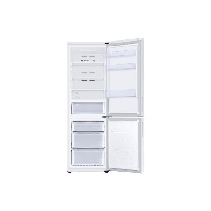 RÈfrigÈrateur congÈlateur - SAMSUNG - RB33B610EWW - 344L - 185cm - E - No Frost - PoignÈes int cÙtÈ - Blanc