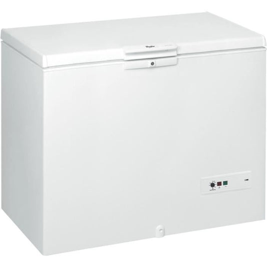 CongÈlateur coffre - WHIRLPOOL WHM46122FR - 437L - Classe E - L 140,5 cm x H 91,6 cm - blanc