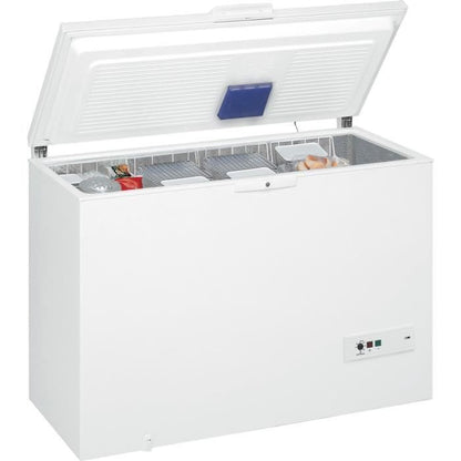 CongÈlateur coffre - WHIRLPOOL WHM46122FR - 437L - Classe E - L 140,5 cm x H 91,6 cm - blanc